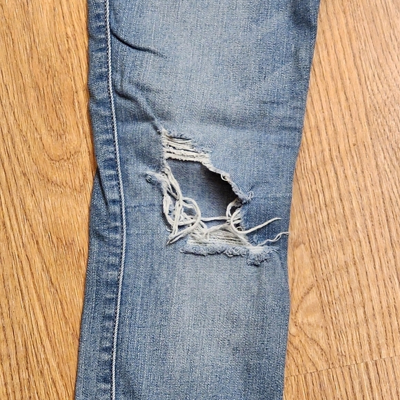 Hollister Light Wash High-rise Super Skinny Women's Blue Jeans Size 9L W29 L30 - Picture 4 of 14